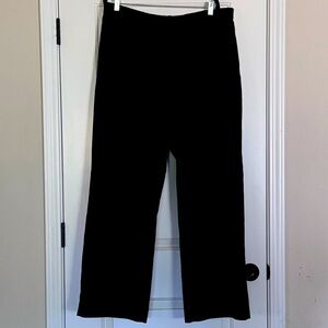 A&F Sloane Tailored Wide Leg Pant - Black